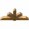 Ekena Millwork Redmond Rough Sawn Timber Gable Bracket, Western Red Cedar, 60"W x 27"H x 6"D x 6"F, 11/12 Pitch GBW060X27X0606RED00RWR - alternate 4